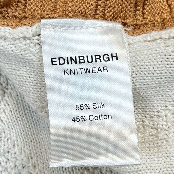 Edinburgh Color Block Long Sleeve Crew Neck Sweater XL - Picture 9 of 10